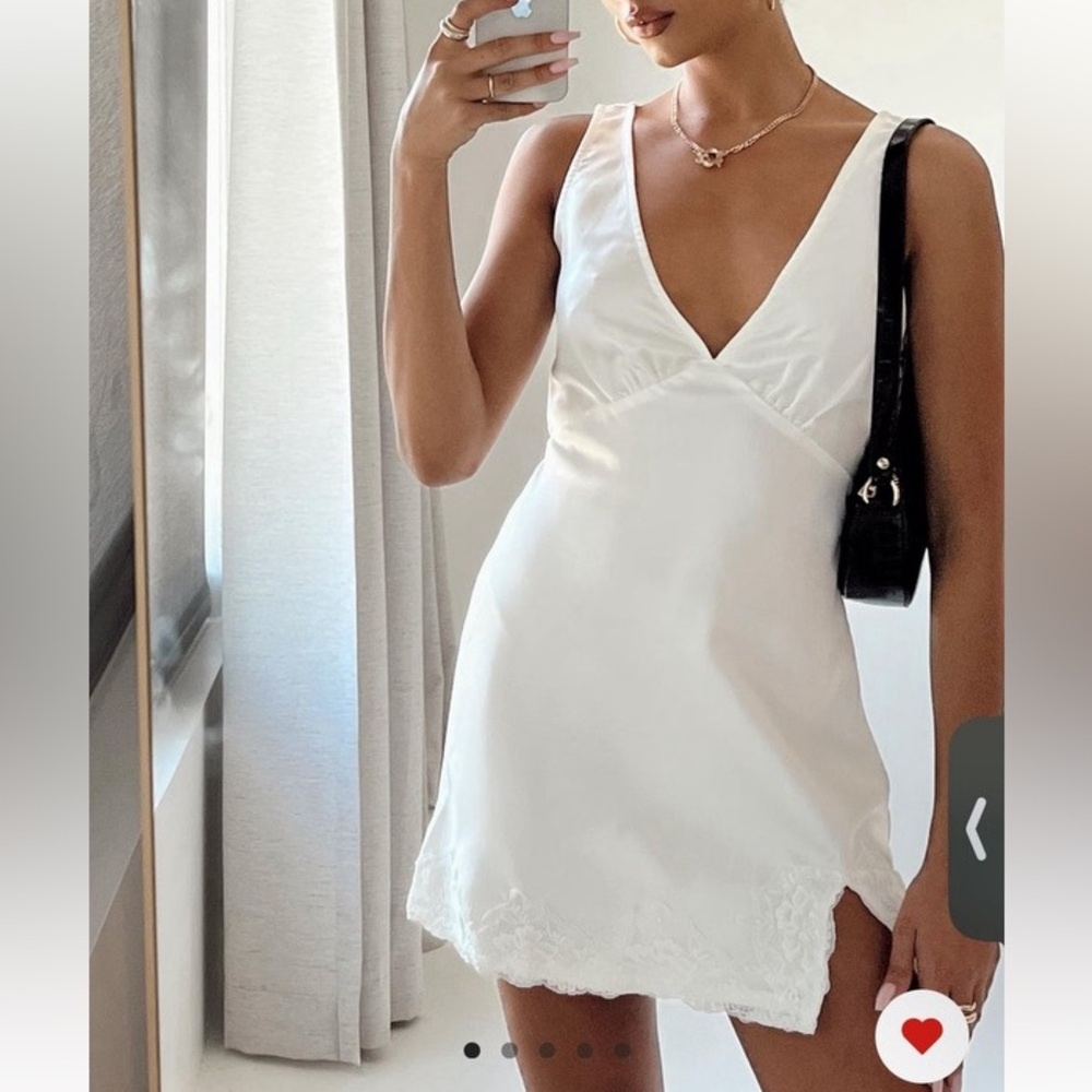 NWT Princess Polly White Lace Slip Dress